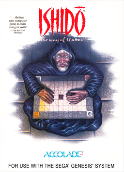 Ishido: The Way of Stones box art for Sega Genesis